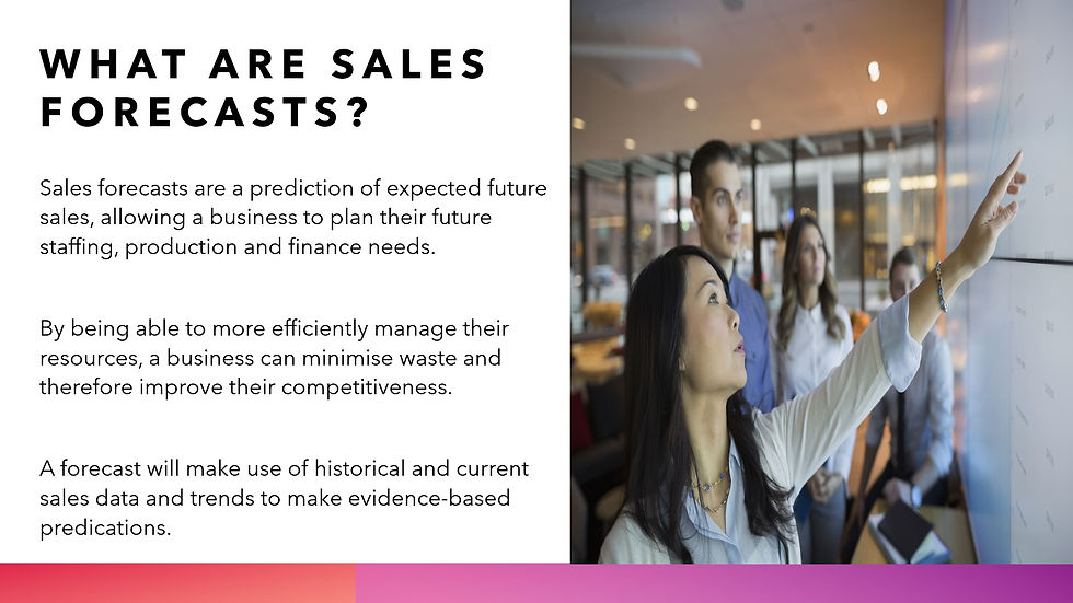 Thumbnail: Sales forecasts: Predicting future business needs for efficient management and competitiveness