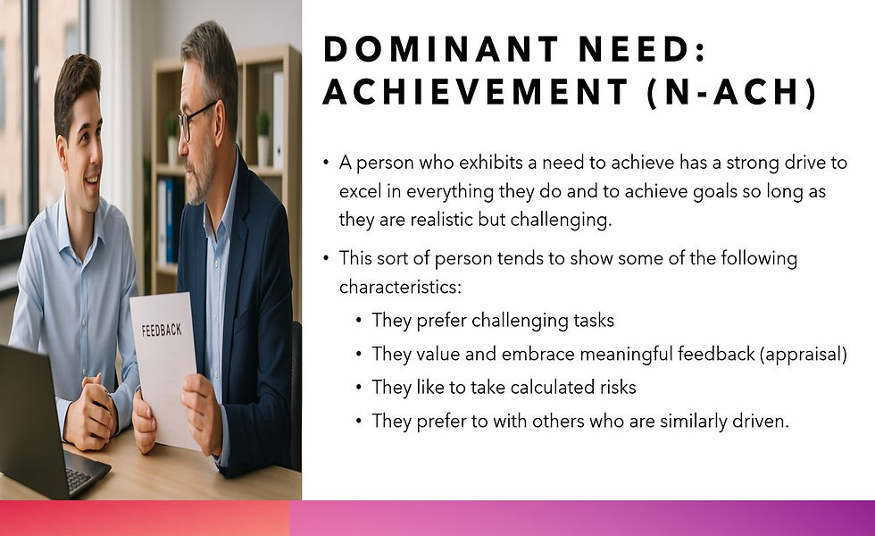 Thumbnail: Man holding paper, Dominant Need: Achievement