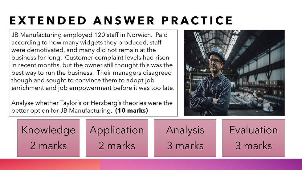 Thumbnail: Man in factory; "Answered Practice" text; job empowerment case study