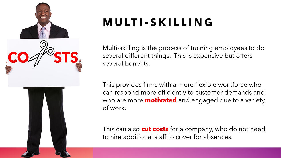 Multi-skilling: training employees in various skills to boost efficiency and cut costs