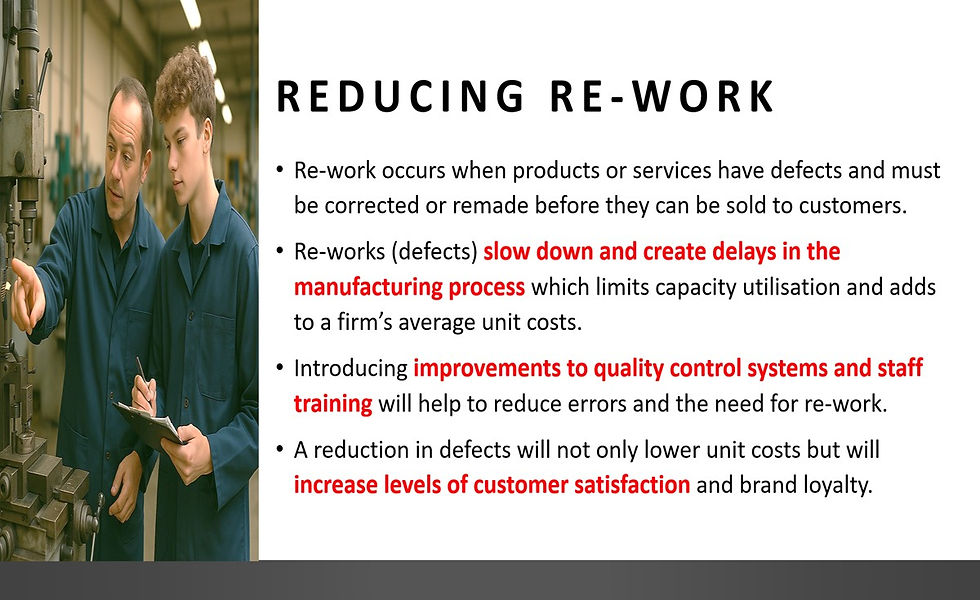 Thumbnail: Efficiency | AQA A Level Business 7138 PowerPoint