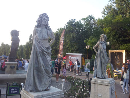 Festival de statui vivante, la Constanța