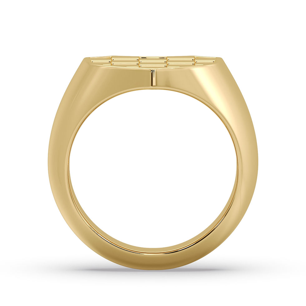 Thumbnail: Men's Diamond GRB signet ring
