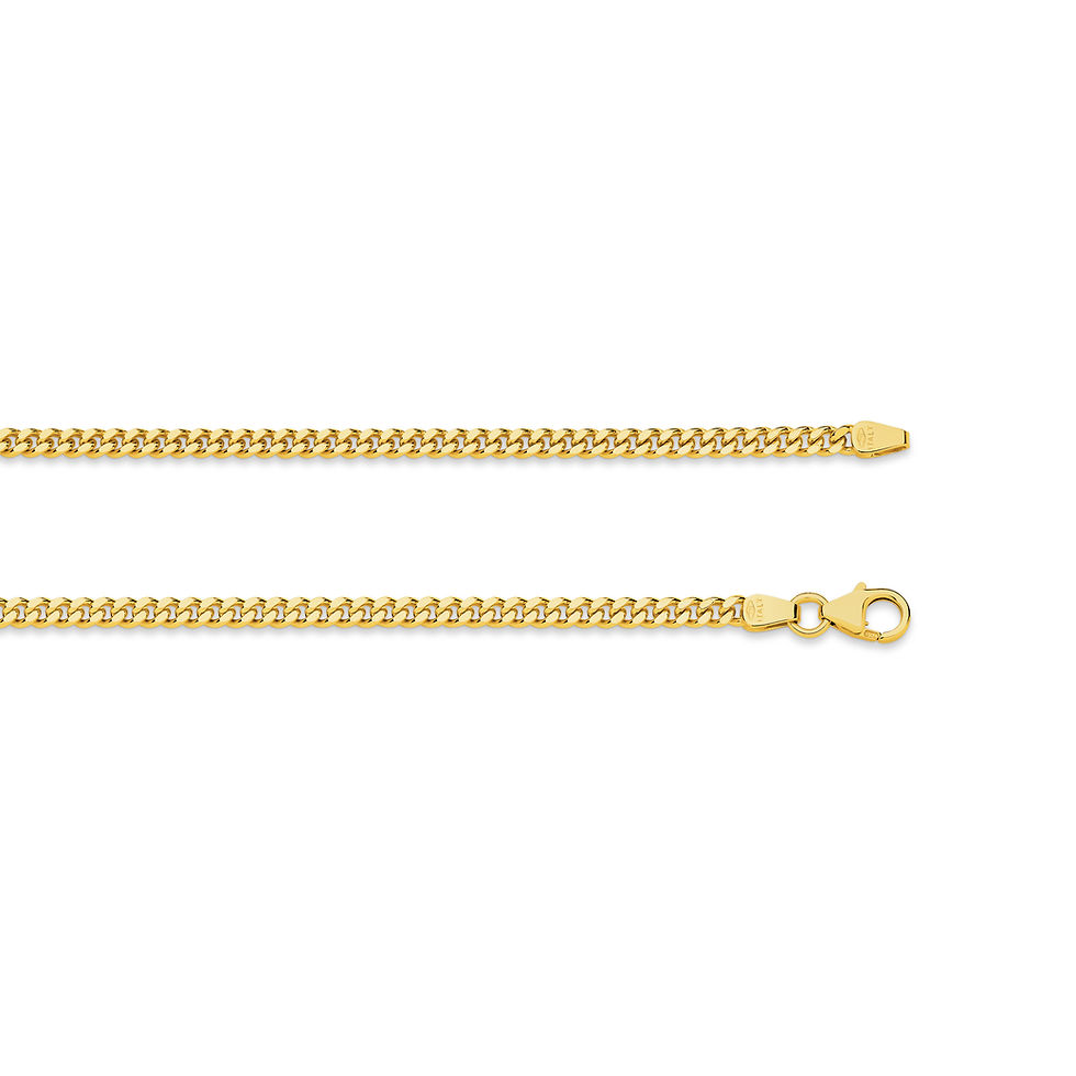 Thumbnail: 9ct Gold Cuban link Chain