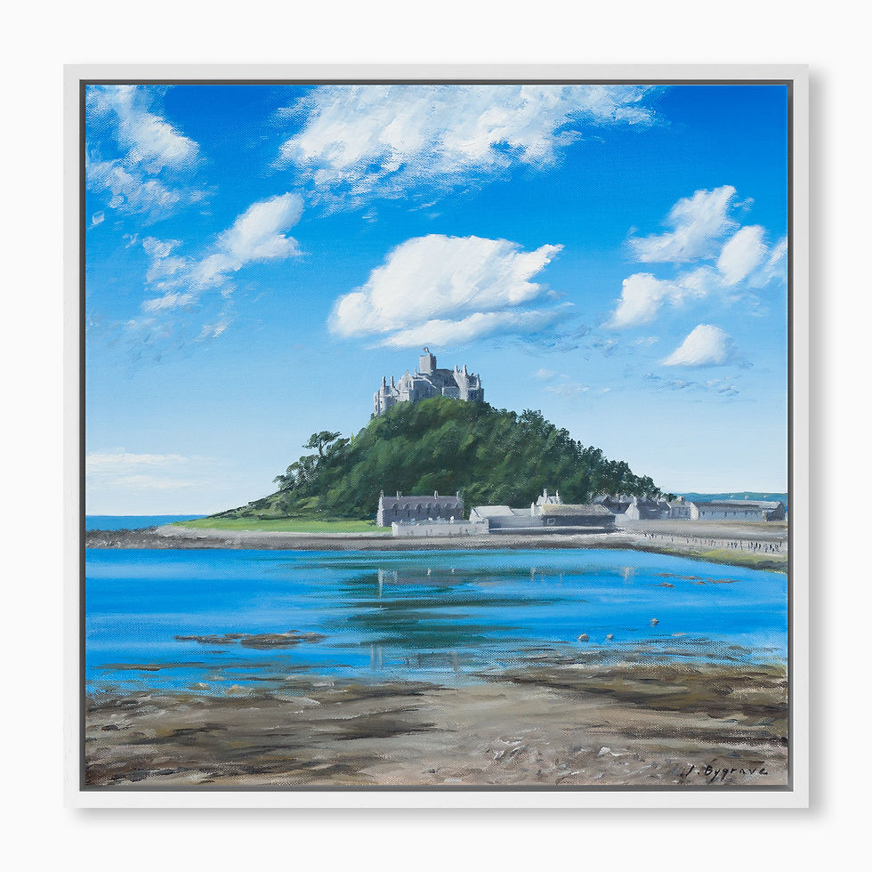 St Michael's Mount Painting. Original oil painting by Josh Bygrave