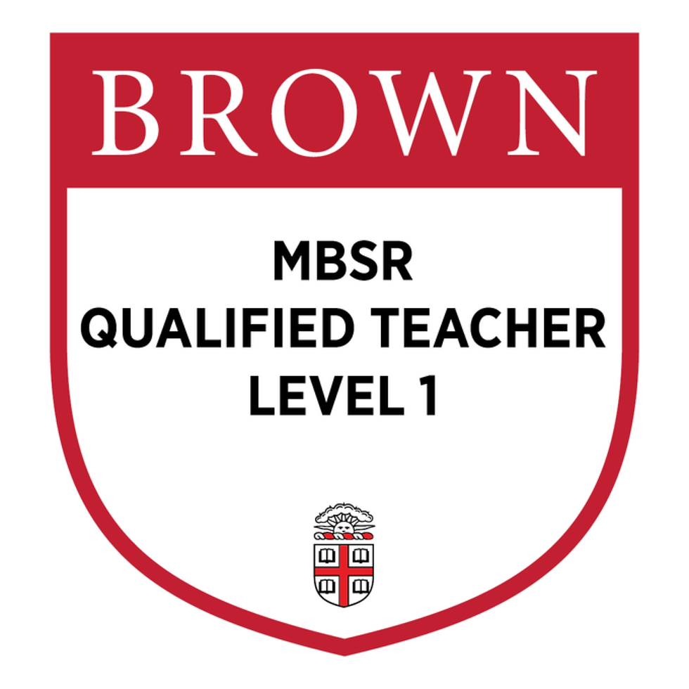Brown University MBSR Teacher Training Level 1 badge