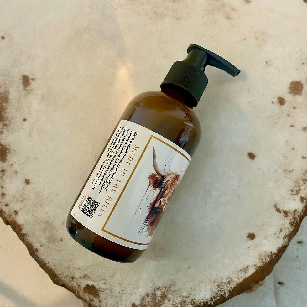 Thumbnail: Highlands Hand Wash Cow Design, Tangerine, Ylang & Patchouli