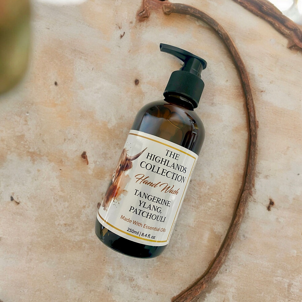Thumbnail: Highlands Hand Wash Cow Design, Tangerine, Ylang & Patchouli