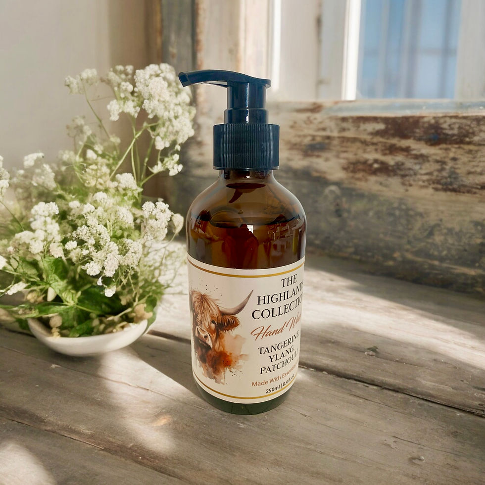 Thumbnail: Highlands Hand Wash Cow Design, Tangerine, Ylang & Patchouli