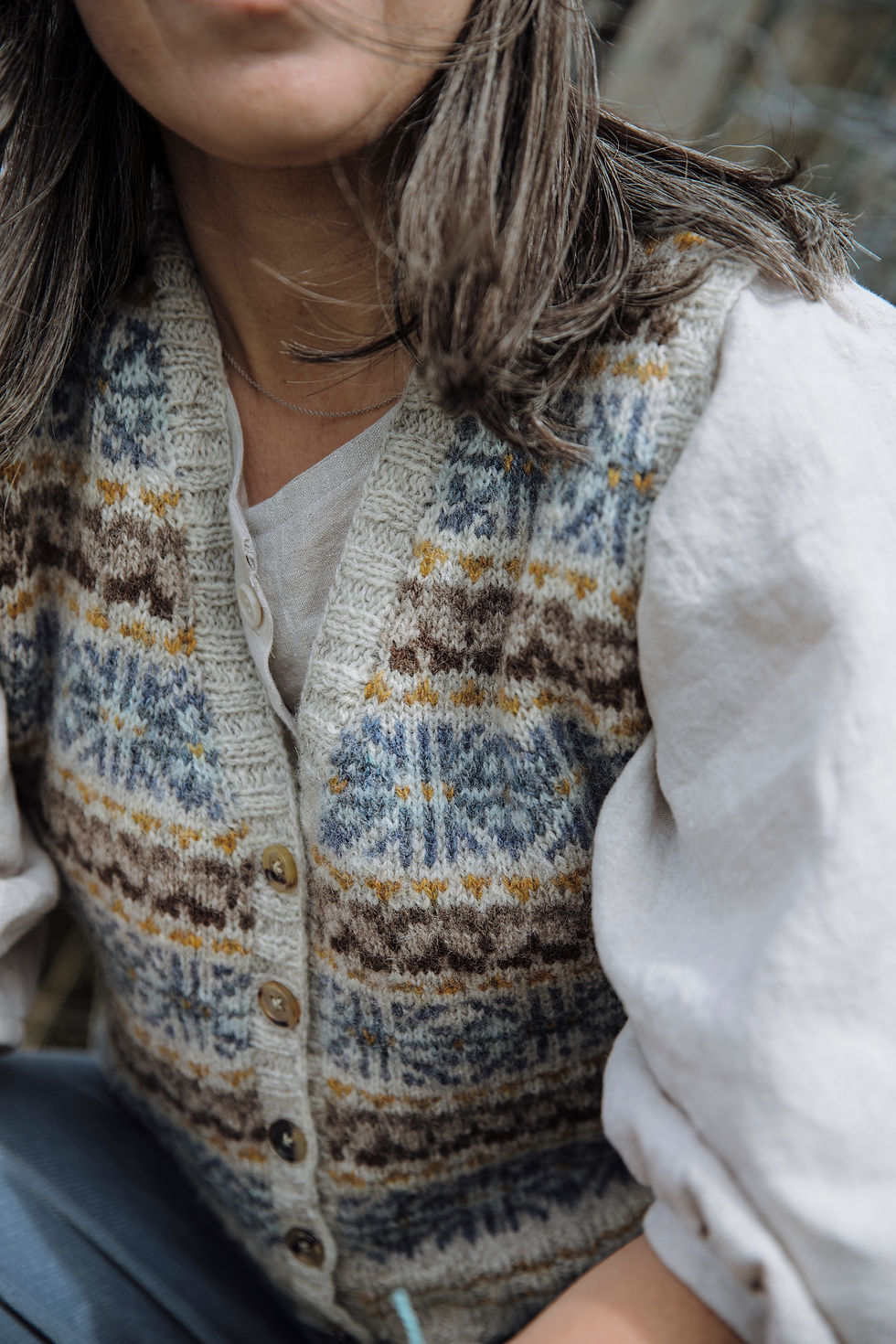 Miniature : Shetland Shades- Stories in Wool de Gudrun Johnston (anglais seulement)