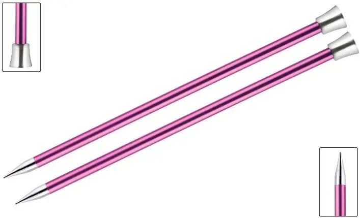 Miniature : KnitPro Zing Aiguilles droites de 12"