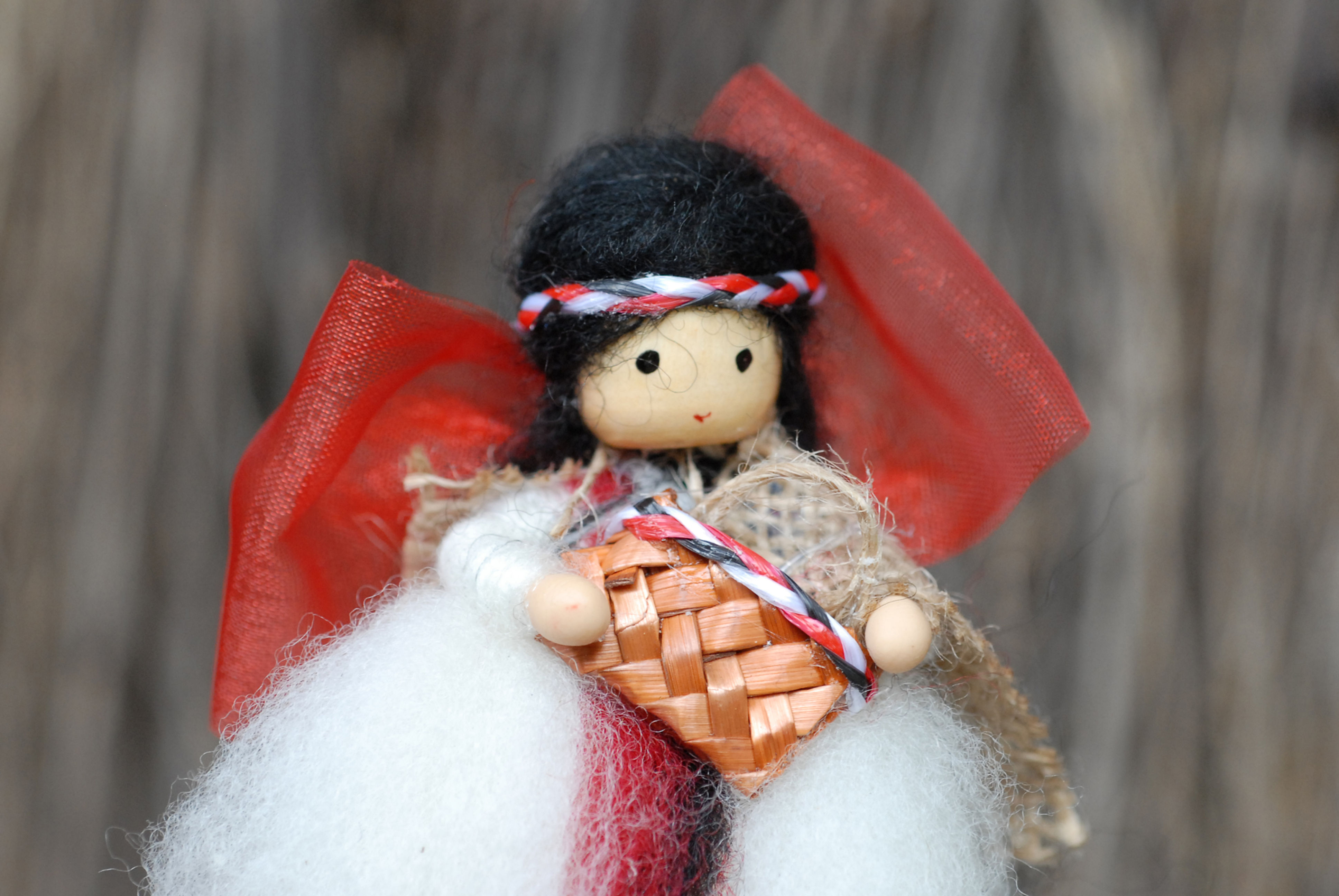 Maori Fairy with Kete