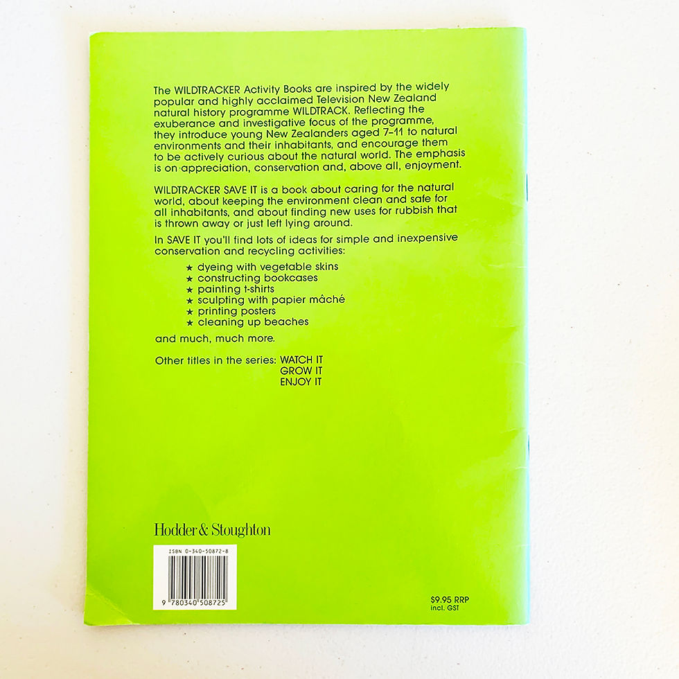 Thumbnail: WILDTRACKER | Activity Book Save It | by Donna Bryant,  Jan van der Voo