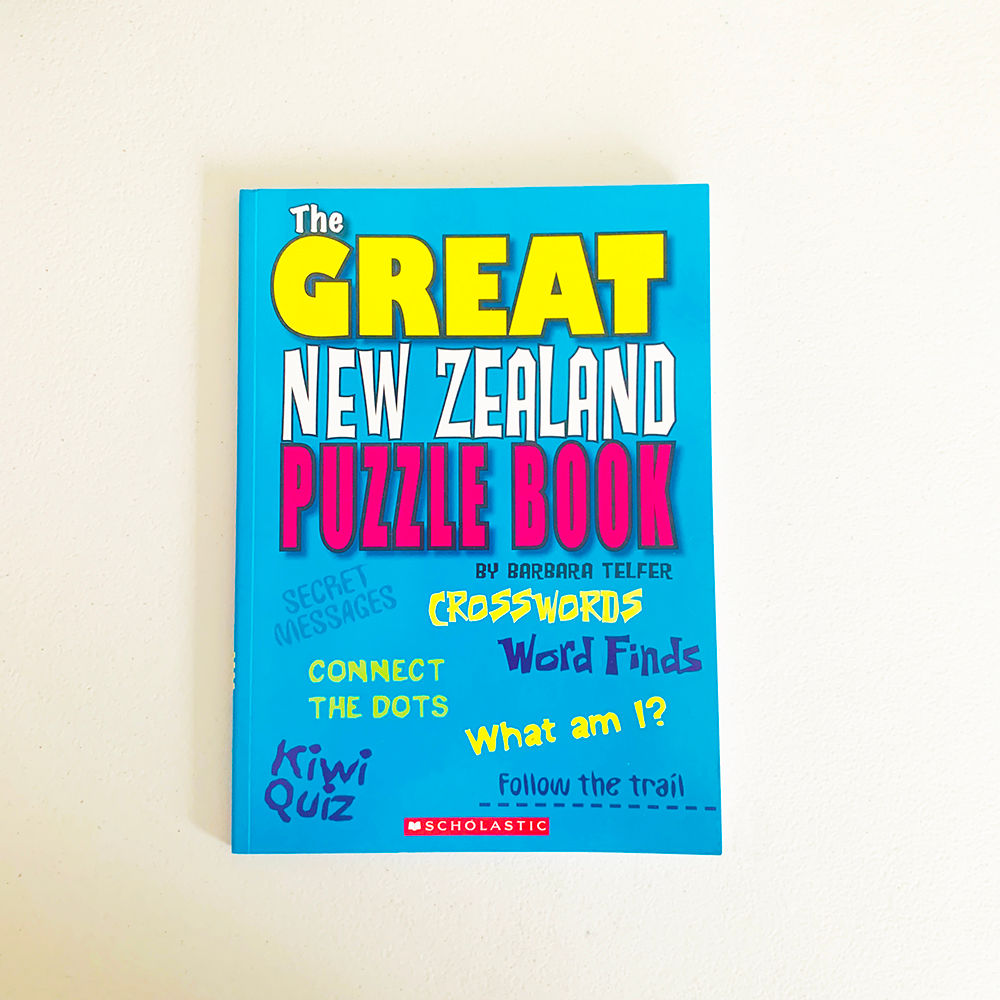 The Great New Zealand Puzzle Book | by Barbara Telfer