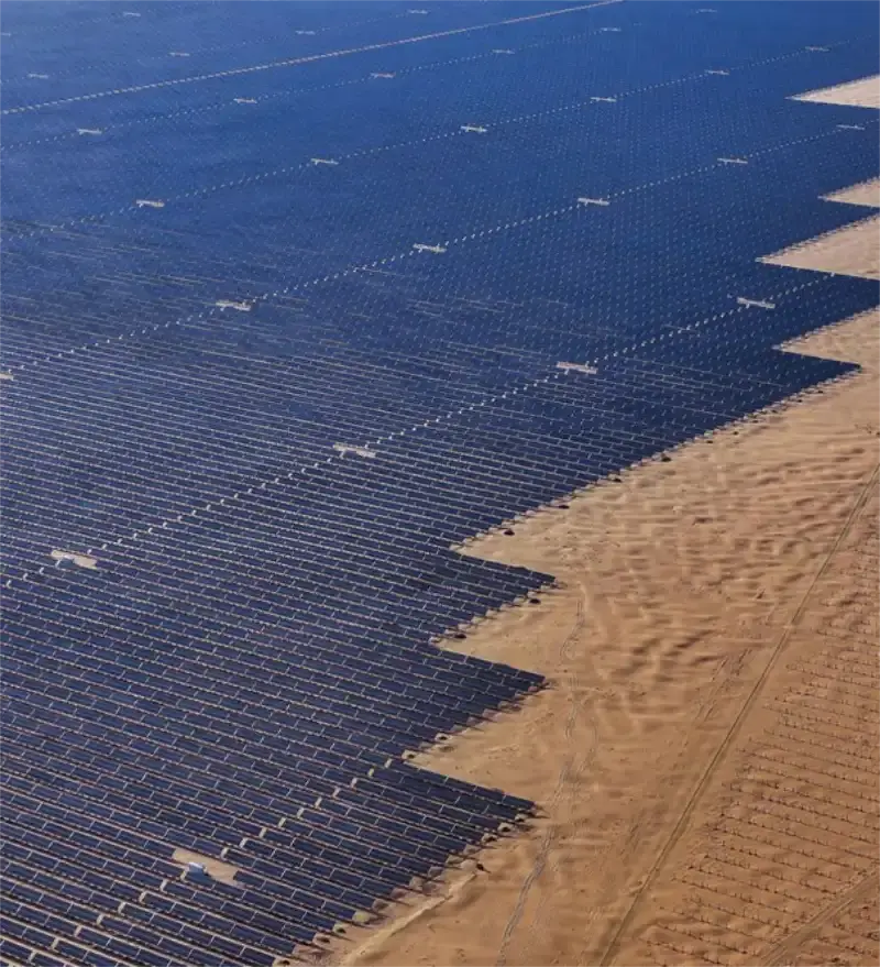 Chinees zonnepark met iets andere afmetingen dan in Europa