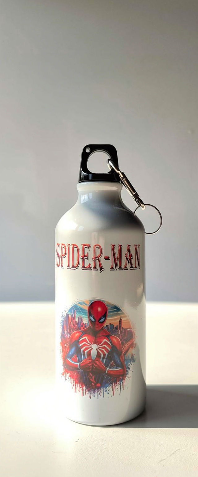 Gourde illustration Spider-Man personnalisable 600ml