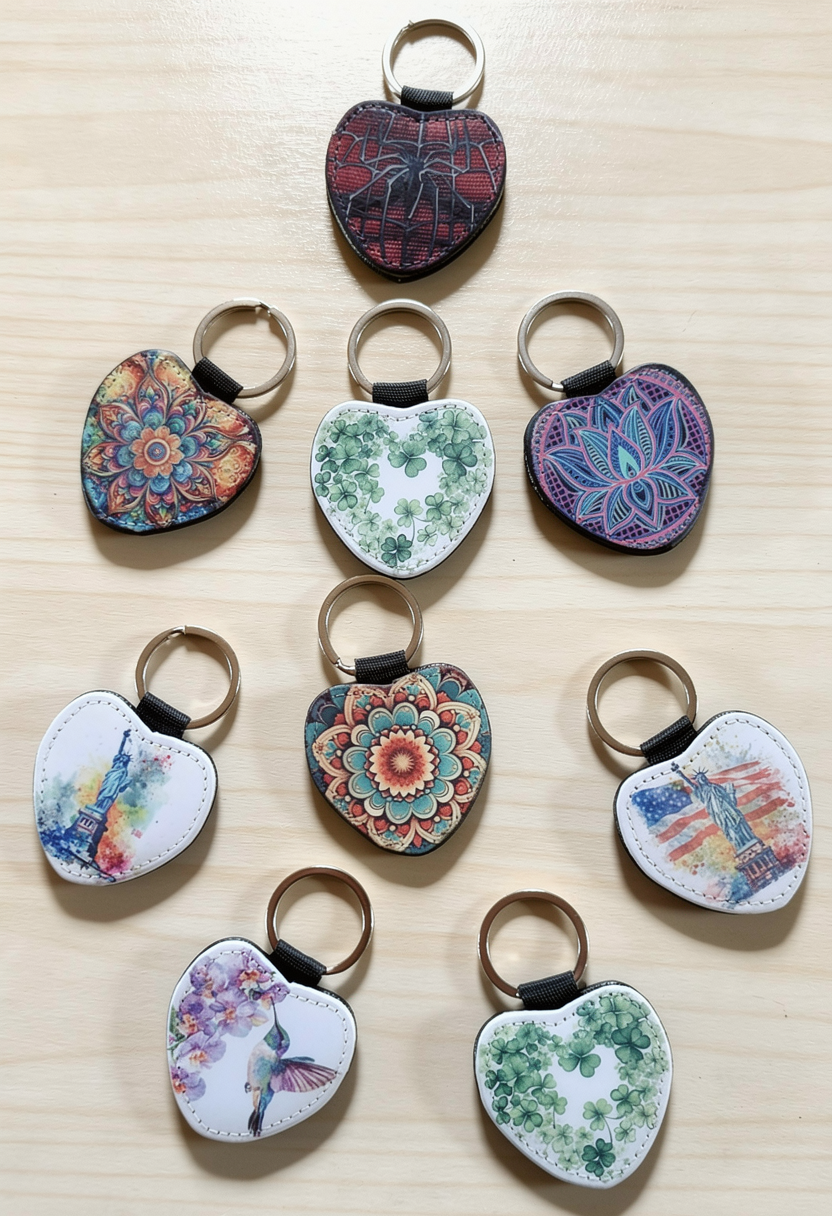 Miniature : Porte clés cœur 