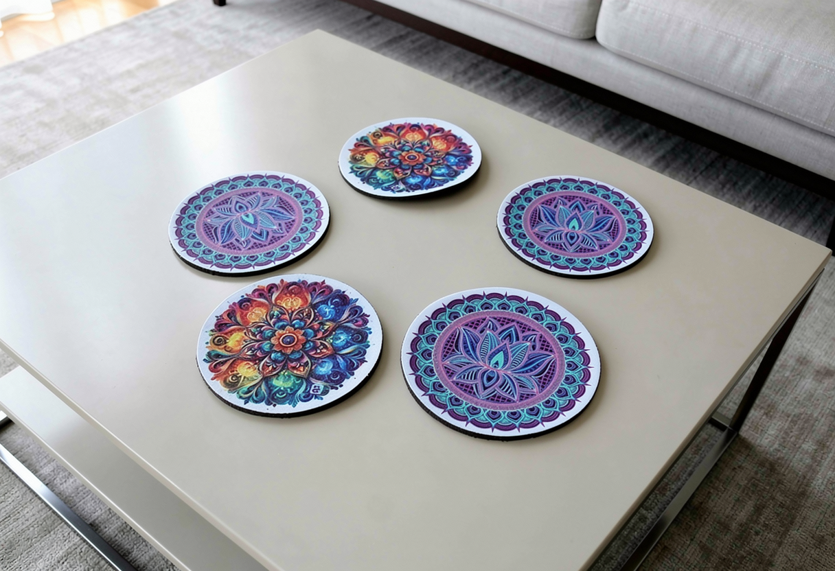 6 sous-verres néoprène