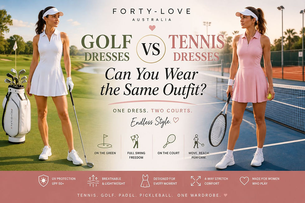 Golf Dresses vs Tennis Dresses