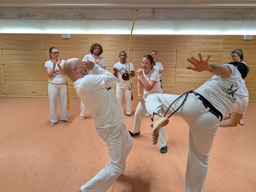 Arte Nacional Capoeira Stuttgart -Training: Dynamische Bewegung und Technik