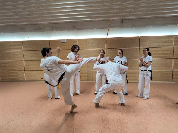 Capoeira-Training: Dynamische Bewegung, kraftvoller Tritt
