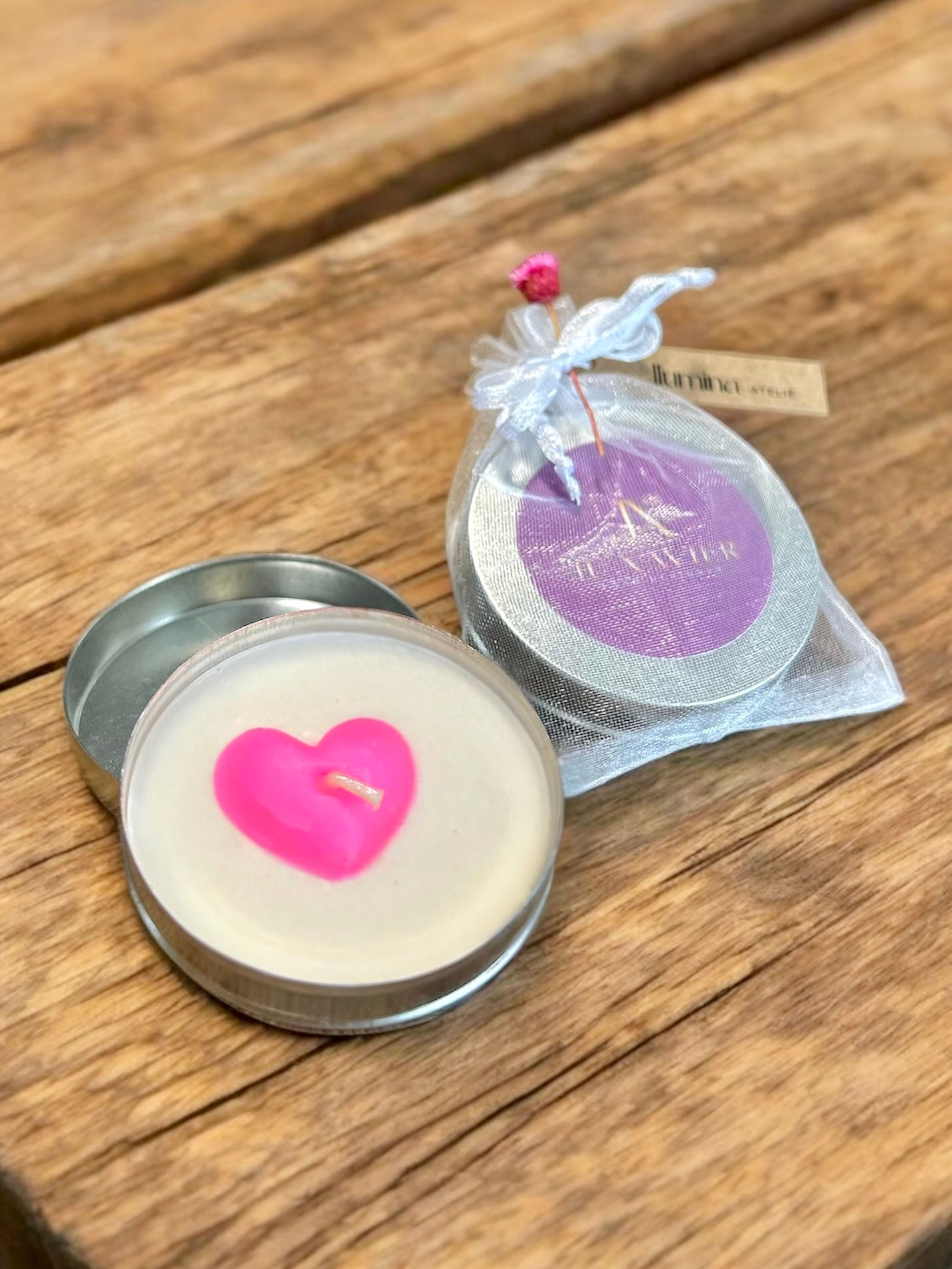 Vela Lembrancinha Latinha