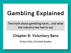 Gambling and voluntary bans
