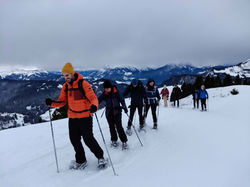 SNOWSHOEING ALPS FRANCE