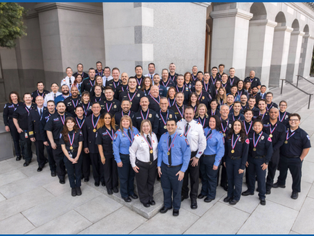 Local 370 Members Awarded Star of Life Award for Eaton Fires Response