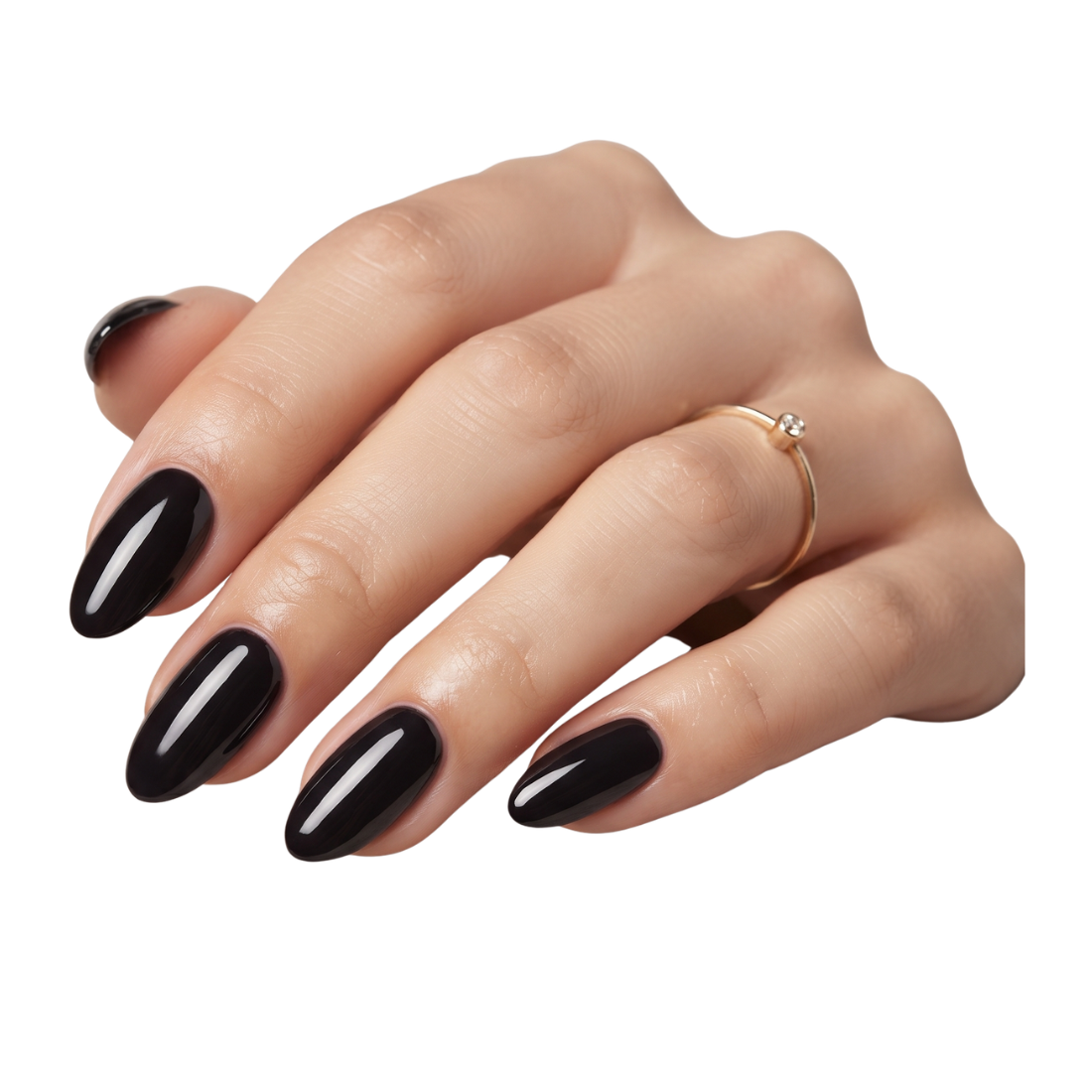Night Black - Shine Bright with S. P. Nail Beauty Nail Polish