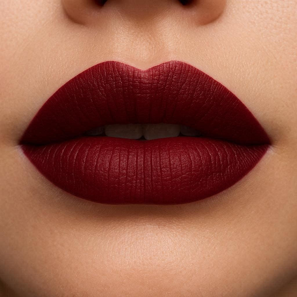 Plum Red Smooth, Long-Lasting Matte LipStick