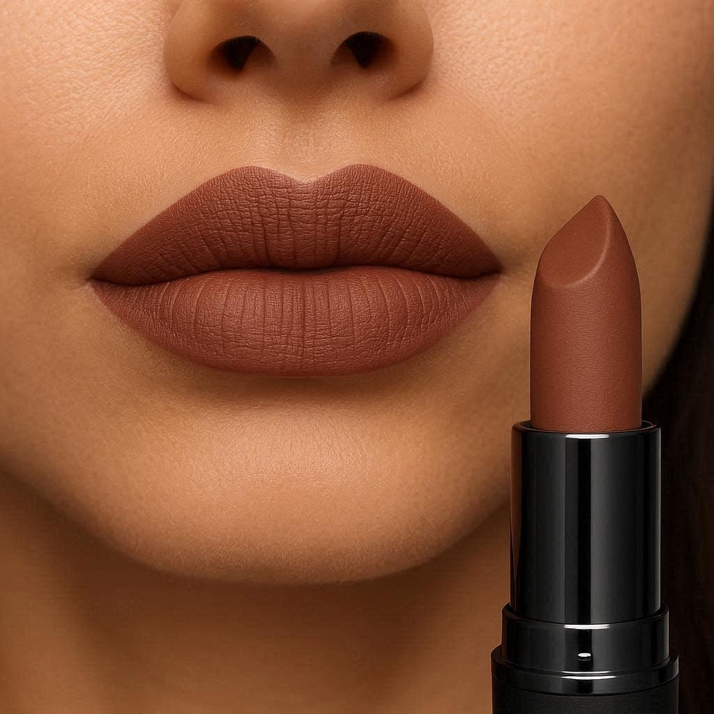 Brave Brown Smooth, Long-Lasting upto 16 hours Matte LipStick