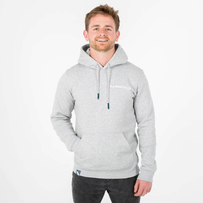 Highfield crewsaver hoodie grey unisex.webp