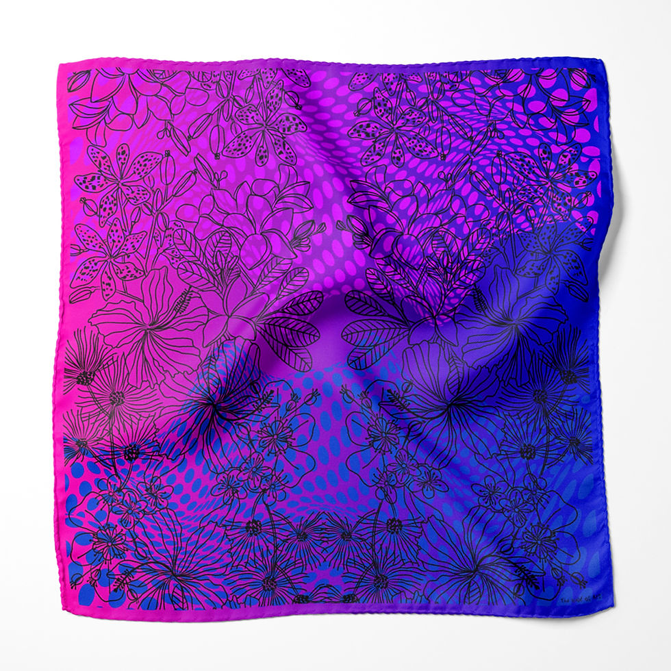 Thumbnail: Hibiscus - Pocket Square