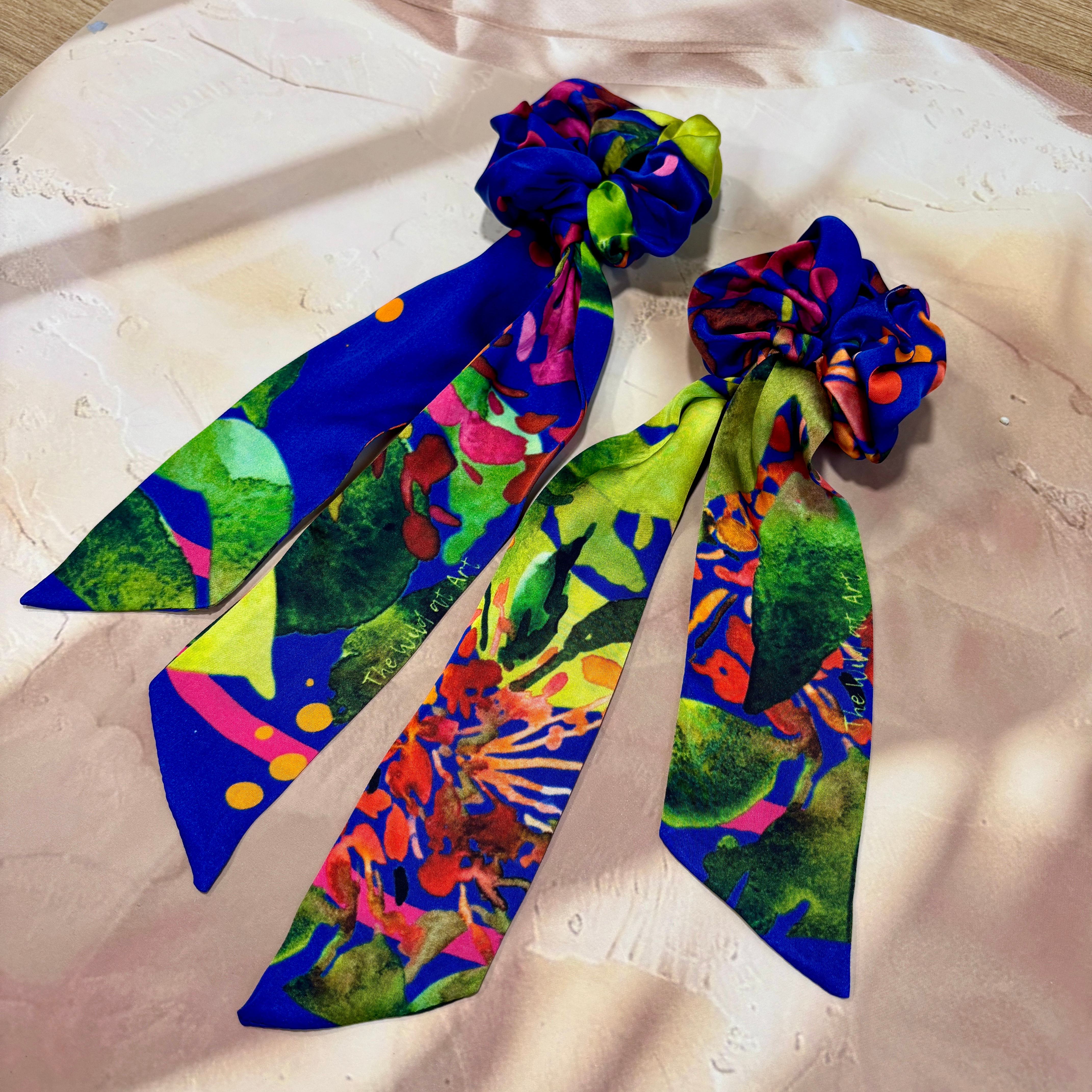 Ixora Midnight - Scrunchie