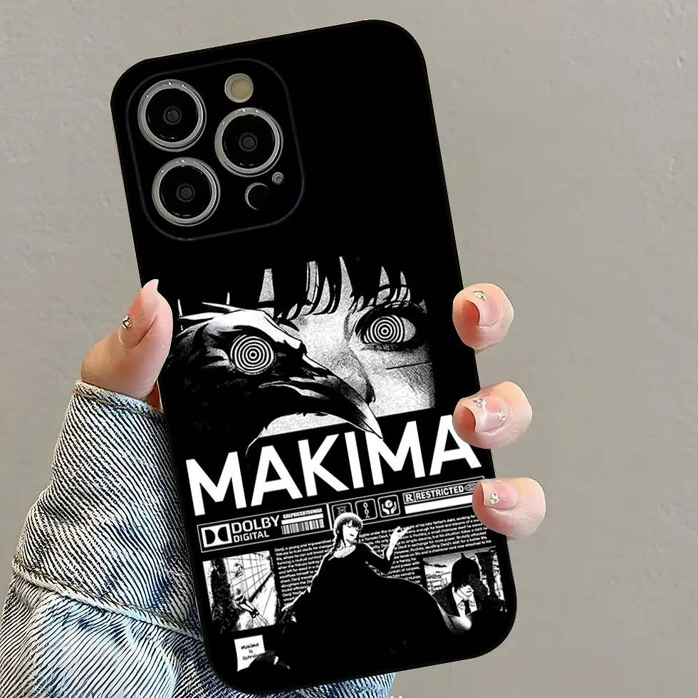 Thumbnail: Anime Chainsaw Man Makima Phone Case For iPhone 17 Air 16 e 15 14 13 12 11 Pro M