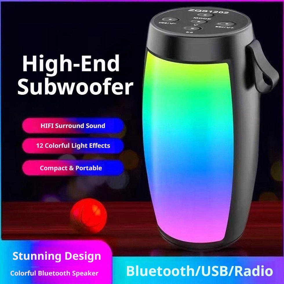 Thumbnail: Bluetooth Speaker Wireless Portable IPX7 Waterproof Stereo Loud Booming Bass FM 