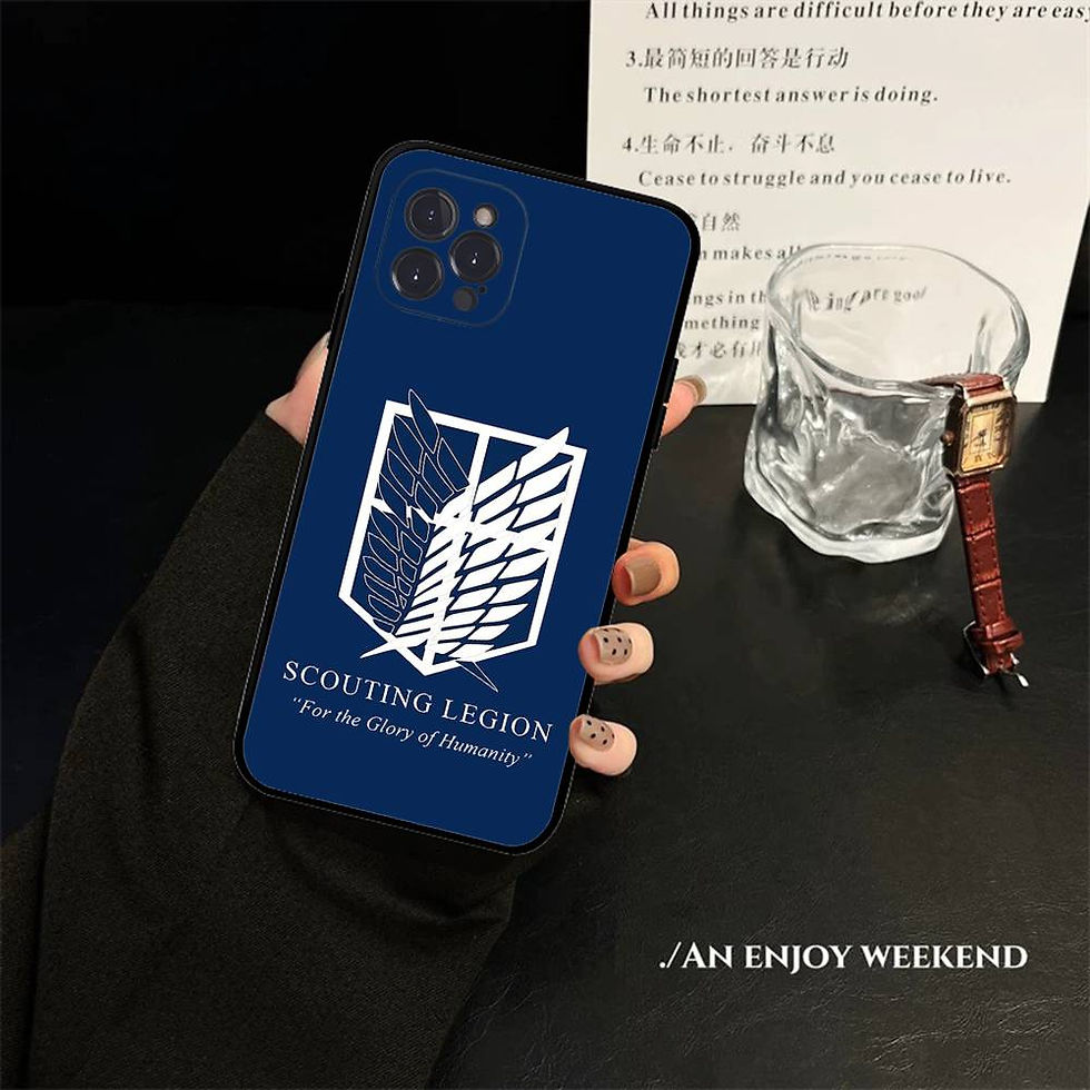 Thumbnail: Anime A-Attack On Titan Phone Case For IPhone 16 15 8 7 6 6S Plus X SE XR XS 14 