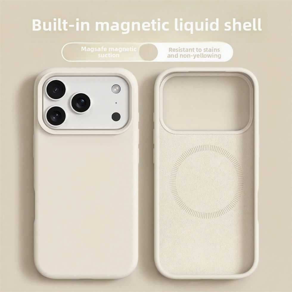 Thumbnail: Original Magnetic Phone Case For iPhone 17 16 Pro Max Liquid Silicone Cases
