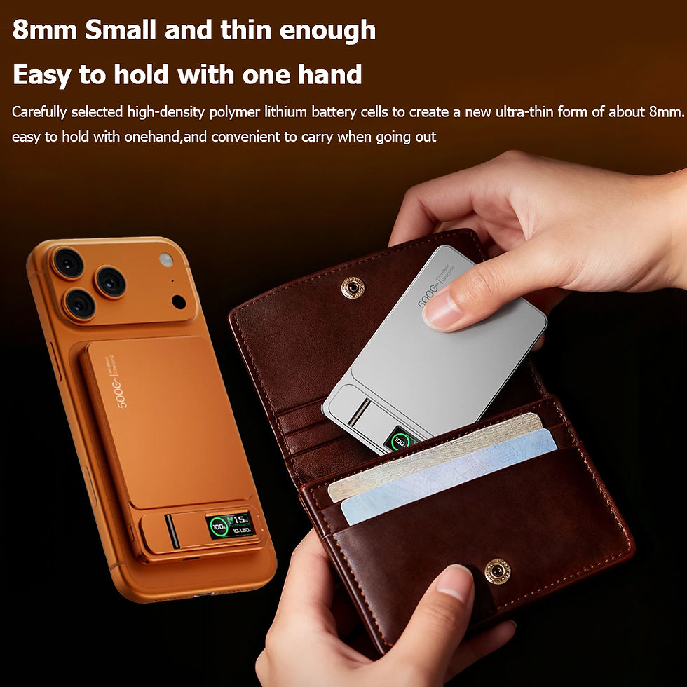 Thumbnail: 10000mAh Magnetic Powerbank 15W Wireless Power bank PD 20W Fast Charing External