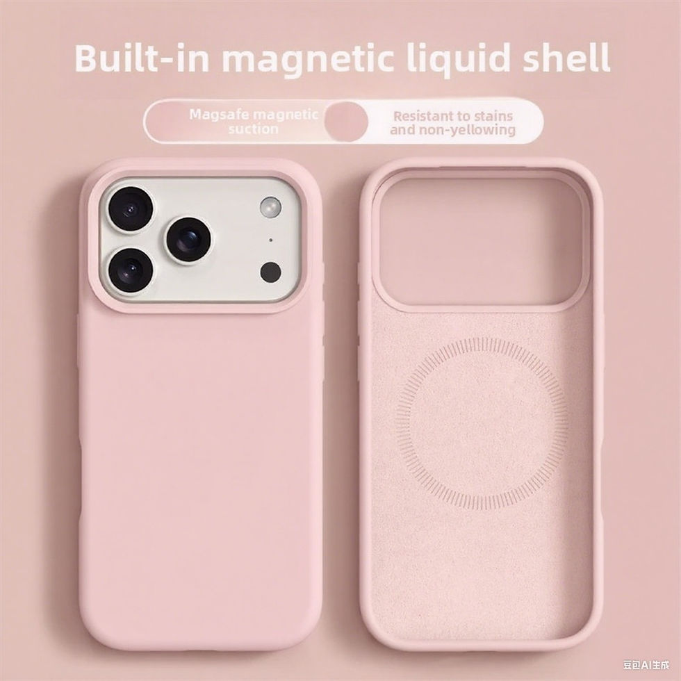 Thumbnail: Original Magnetic Phone Case For iPhone 17 16 Pro Max Liquid Silicone Cases