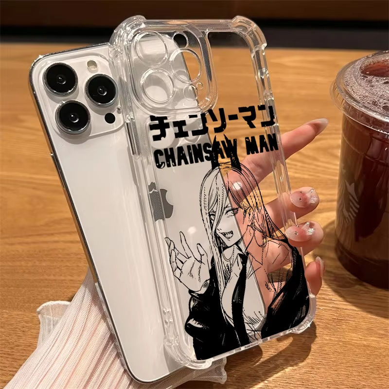 Thumbnail: Anime Chainsaw Man Denji Phone Case For iPhone 17 Air 16 E 15 14 13 12 11 Pro Ma