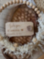 Miniature : Bouchon de vin Cuvée papa en or & son support