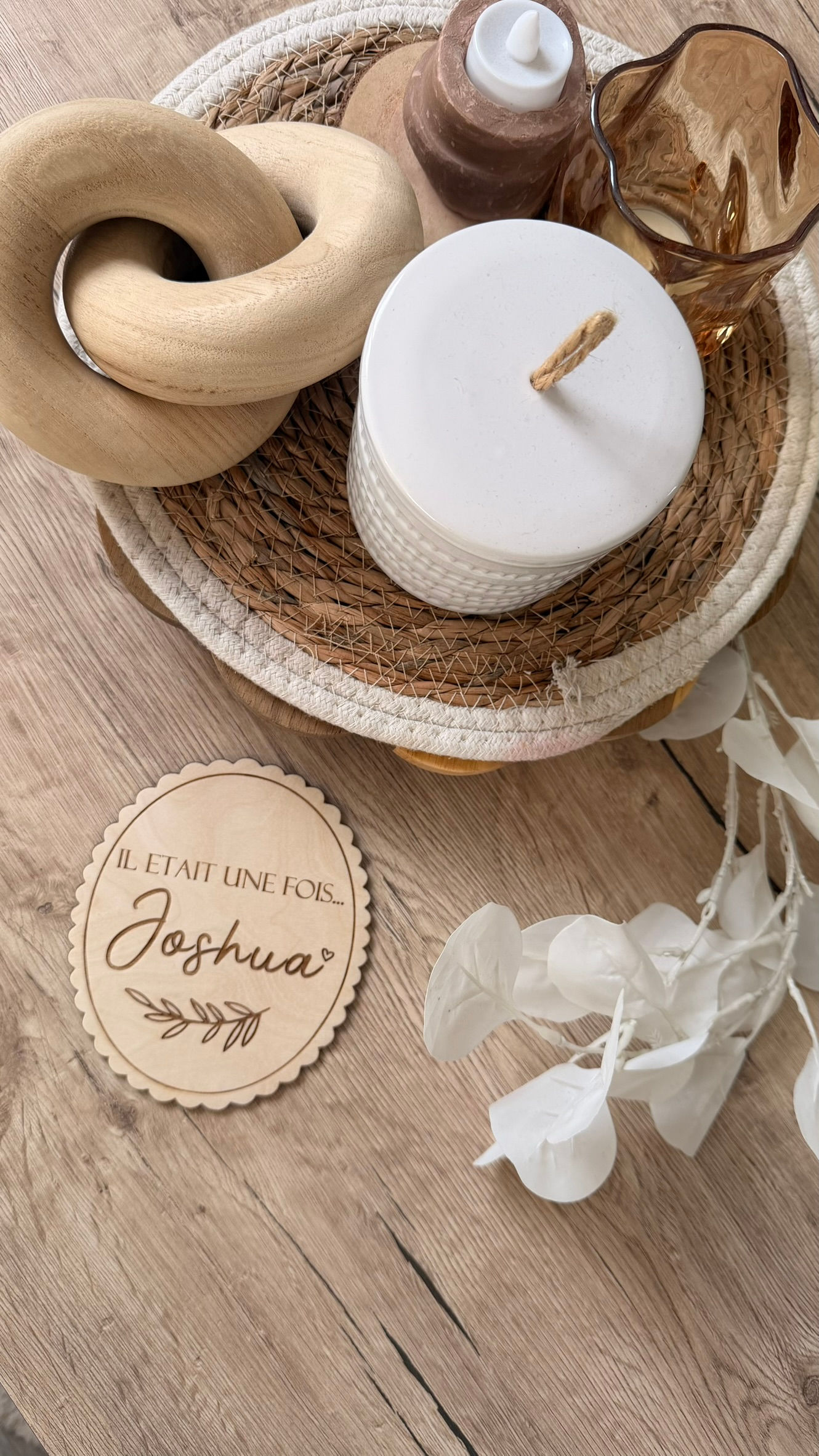 Plaque de naissance Joshua