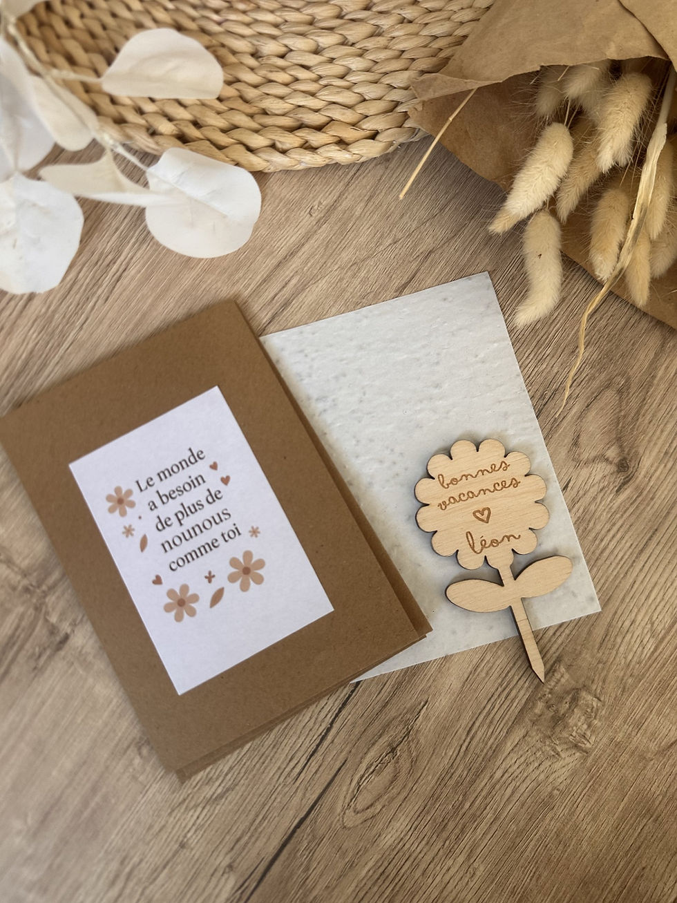 Miniature : Carte à planter à personnaliser