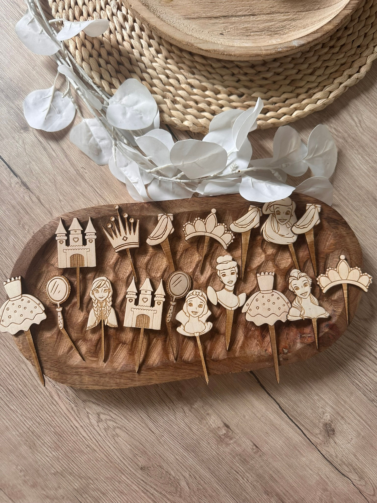 Mini cake topper princesse