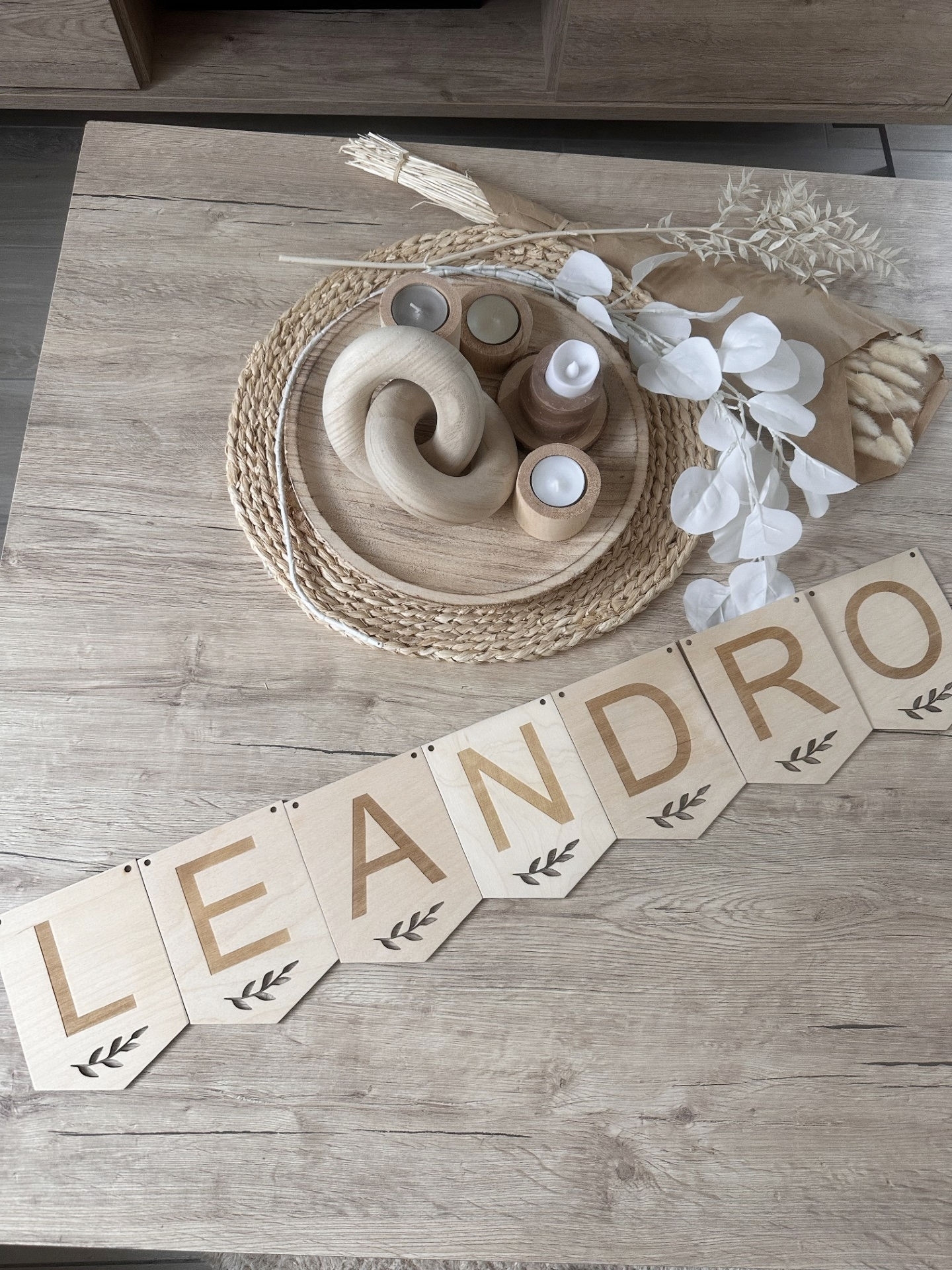 Fanion prénom (lettre à l'unité)