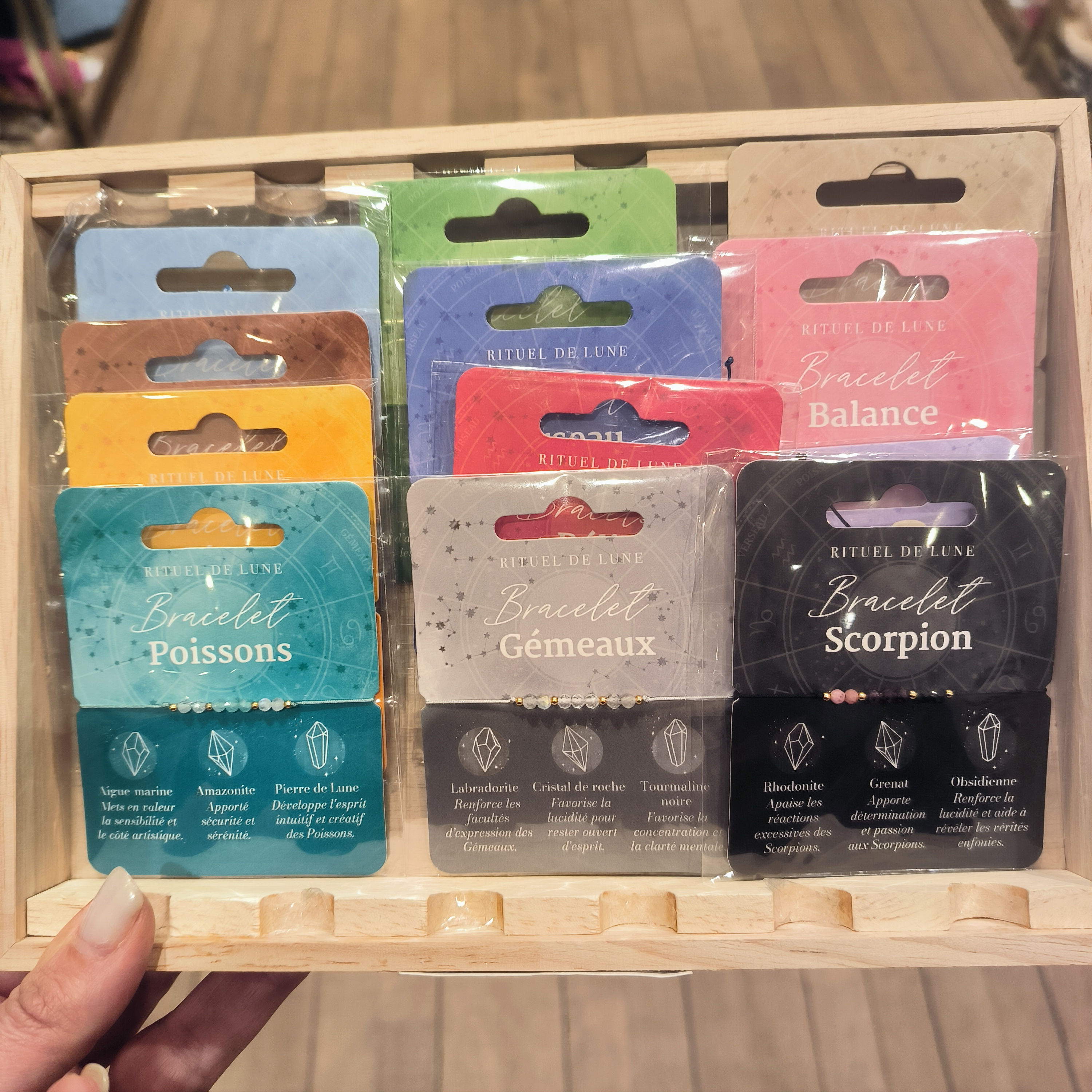 Bracelets signes astrologiques - Rituel de Lune 