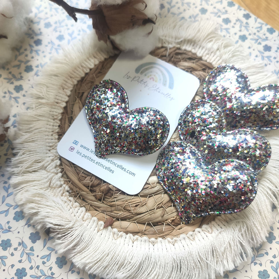 Miniature : IRIS - gros coeur paillettes