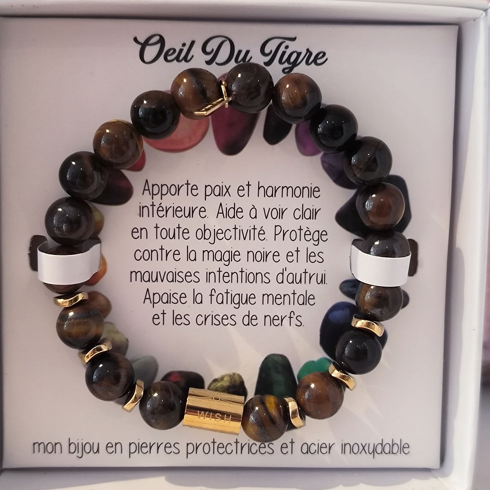 Miniature : Coffret Bracelets Pierres de Protection Femme